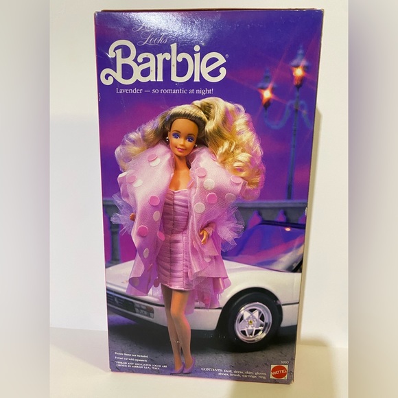 Barbie - Lavender Looks - Walmart Special Limited Edition, 1989, NRFB - Picture 3 of 10